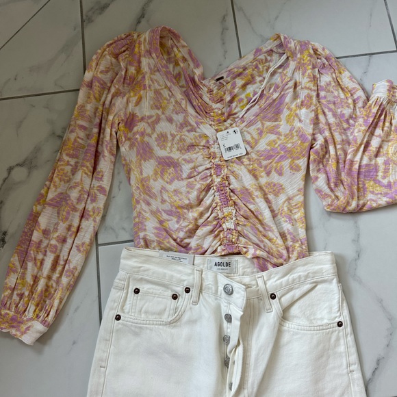 Agolde Riley in veil color - Picture 3 of 5